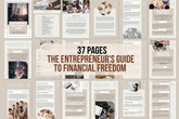 E-Book: The Entrepreneur's Guide to Financial Freedom - 37 Pages